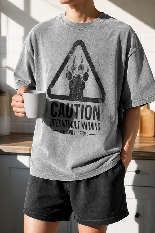 a warning label for my cat